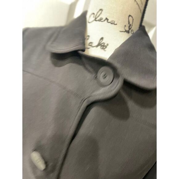 MAX STUDIO COAT BLAZER MINIMALISTIC SZ XS BLACK ELEGANT VERSATILE GOTH CORE - Picture 8 of 12